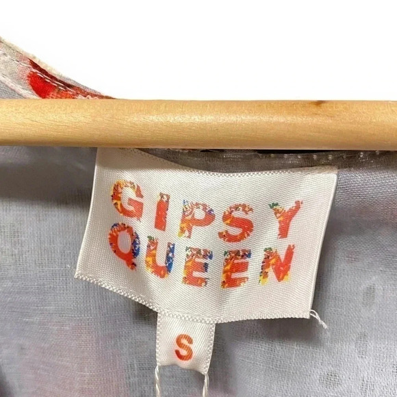 NWT Gipsy Queen NJ Couture Paris Anthropologie Embroidered Eyelet Mini Dress S - Picture 9 of 11